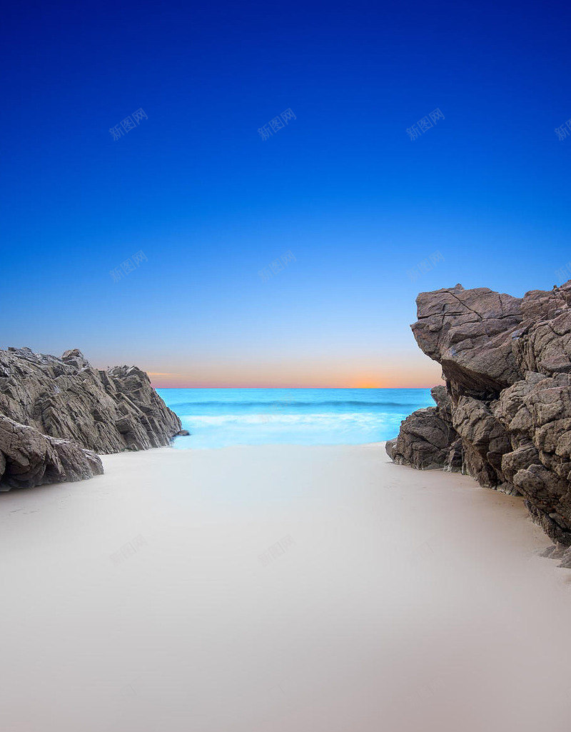 蓝天大海沙滩岩石png免抠素材_88icon https://88icon.com 大海 岩石 沙滩 蓝天