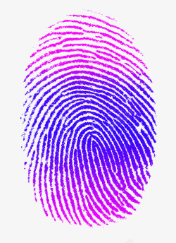 手指指纹紫色指纹高清图片