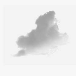 乌云免扣PNG一朵白云在飞高清图片