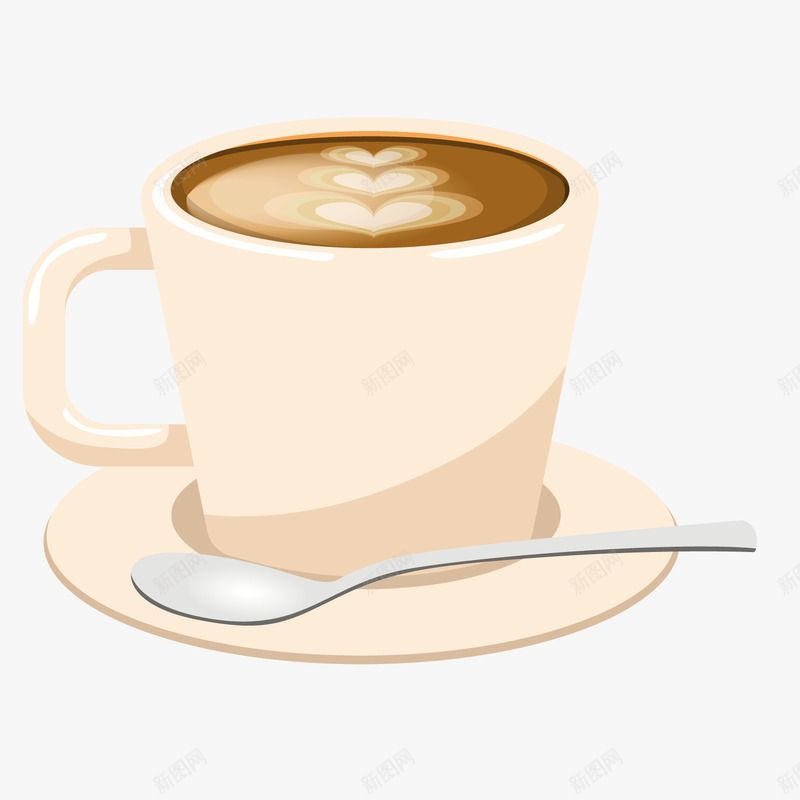 灰色圆弧咖啡杯子元素矢量图ai免抠素材_88icon https://88icon.com 光泽 创意 勺子 咖啡 圆弧 杯子 灰色 质感 餐具 矢量图