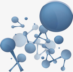 分子结构花纹矢量图素材