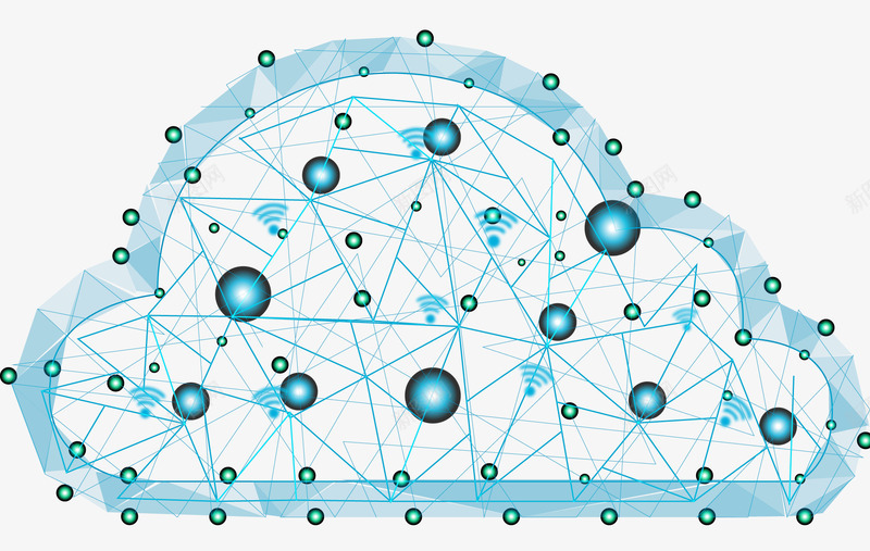科技云平台png免抠素材_88icon https://88icon.com 云安全 云平台 互联网 大数据 炫酷 矢量科技 科技 科技云