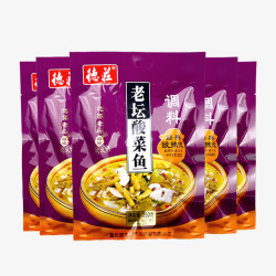 德庄老坛酸菜鱼素材