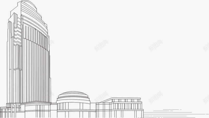 手绘建筑线稿草图png免抠素材_88icon https://88icon.com png图片 建筑 手绘 线稿 草图