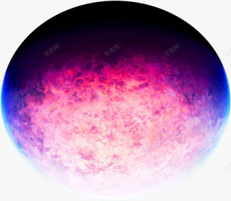 神秘紫蓝色星球星空png免抠素材_88icon https://88icon.com 星球 星空 神秘 蓝色
