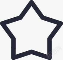 装饰元素彩色五角星图标图标