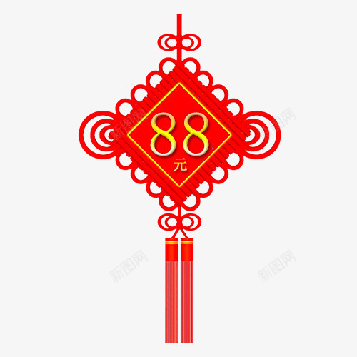 红色卡通装饰年货节价格标签png免抠素材_88icon https://88icon.com 2018抢年货 价格标签 年货大酬宾 年货盛宴 年货节 红色底纹