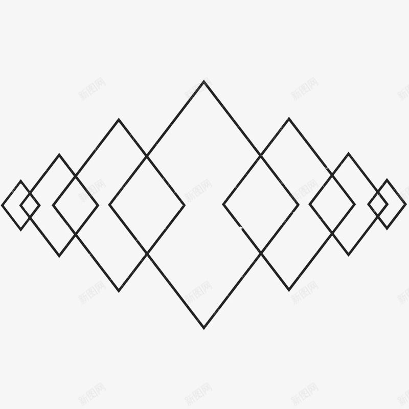 几何图形png免抠素材_88icon https://88icon.com 不规则图形 几何图形 线条图形 黑白线条