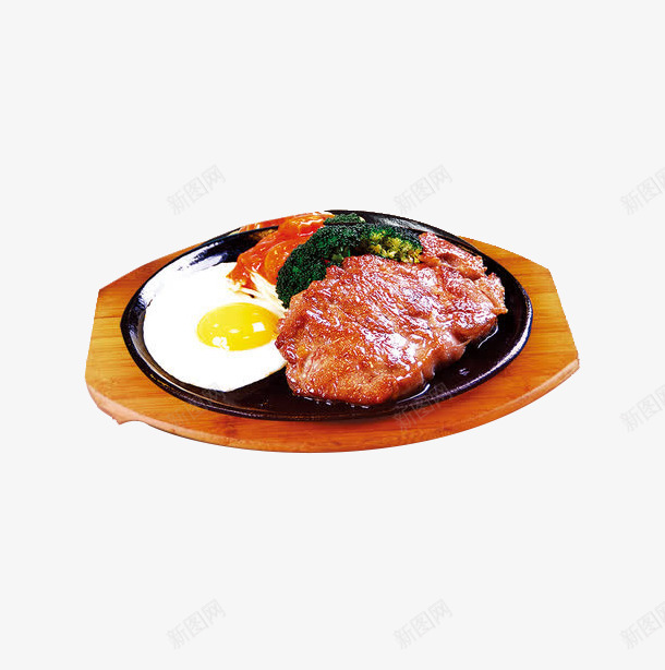 韩式拌饭png免抠素材_88icon https://88icon.com 产品实物 木盘子 烤肉 煎蛋 蔬菜 铁板