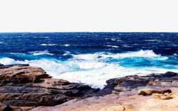 海边岩石装饰画海边岩石摄影高清图片