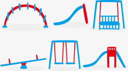 圆环桥儿童玩具矢量图高清图片