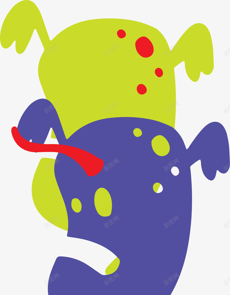 可爱抽象万圣节插画矢量图ai免抠素材_88icon https://88icon.com 卡通动物 可爱抽象 小怪兽 手绘小怪兽 童趣 超萌万圣节儿童画 矢量图