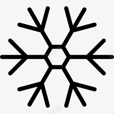 雪花Snowflake图标图标