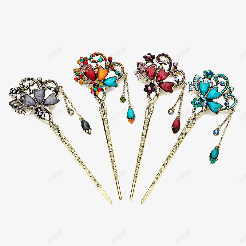 古风三瓣花镶砖簪子png免抠素材_88icon https://88icon.com 三瓣花 免扣素材 发饰素材 古风 古风发簪 珠宝 簪子 花朵