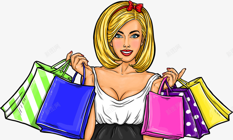 购物矢量图eps免抠素材_88icon https://88icon.com PNG免抠图 PNG免抠图下载 shopping 买买买 双十一 女性 逛街 矢量图