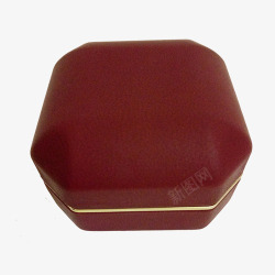 红色珠宝饰品盒包装素材
