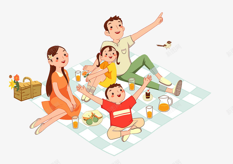 手绘可爱人物插画欢乐野餐的一家png免抠素材_88icon https://88icon.com 一家人插图 人物插画 可爱 家庭日 手绘 手绘可爱人物插画欢乐野餐的一家人插图免费下载 欢乐 野餐