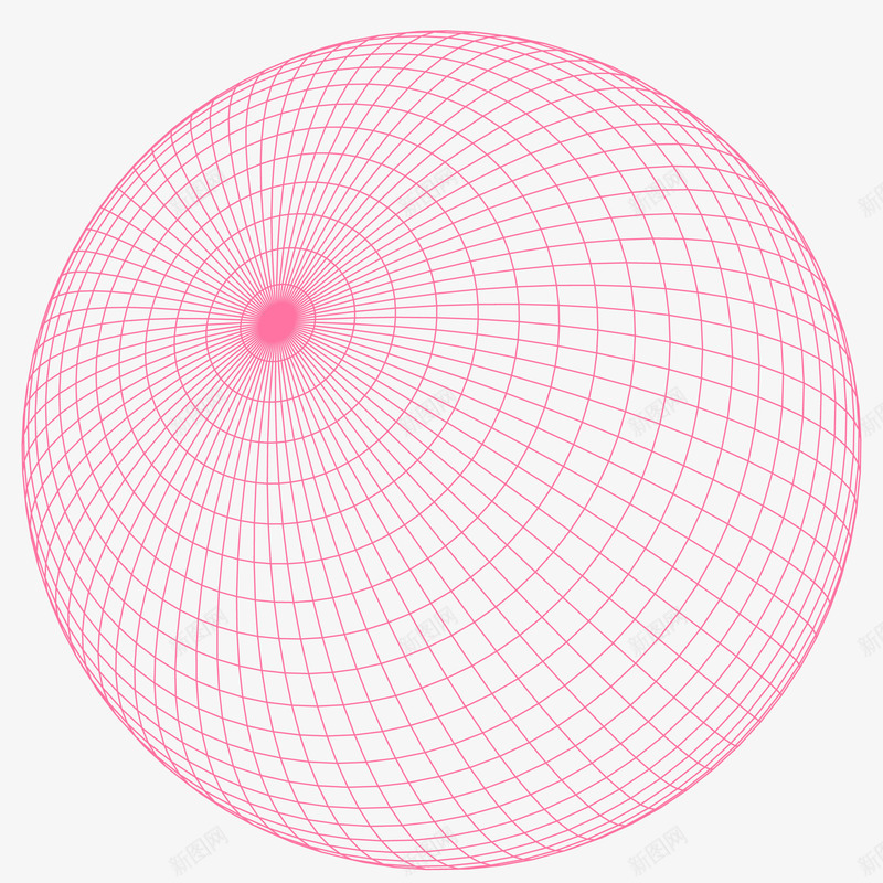 透视球体矢量图ai免抠素材_88icon https://88icon.com 几何图形 球体 结构 装饰 透视图 透视球体免抠PNG 矢量图