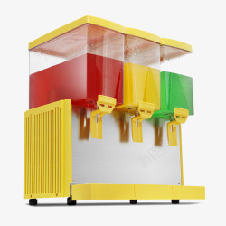 全自动百事可乐冷饮机商用冷热三缸制冷果汁机高清图片