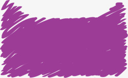 紫色手绘涂鸦字体素材