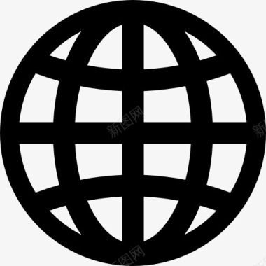 世界地图png网络图标图标