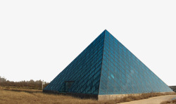 滁州影视城蓝色金字塔素材