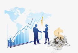 金融互换交易全球化金融贸易合作高清图片