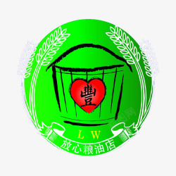 放心粮油放心粮油店logo图标高清图片