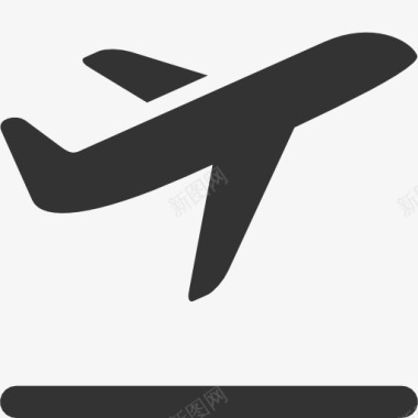 交通工具飞机飞机起飞Windows8Metro风格图标图标