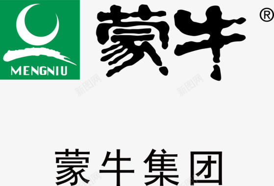 编辑LOGO蒙牛logo图标图标