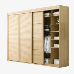 衣柜设计图实木整理衣柜高清图片