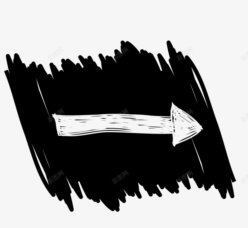 涂鸦箭头png免抠素材_88icon https://88icon.com 手绘 涂鸦 箭头