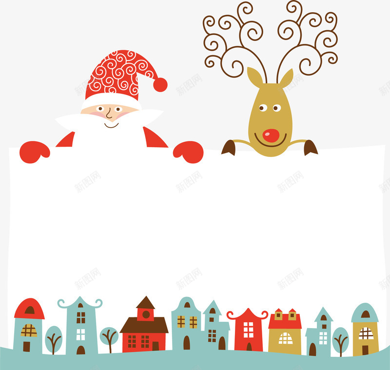卡通圣诞节框架png免抠素材_88icon https://88icon.com winter 冬天 冬季 卡通框架 圣诞快乐 圣诞节 寒冬 小屋 边框纹理