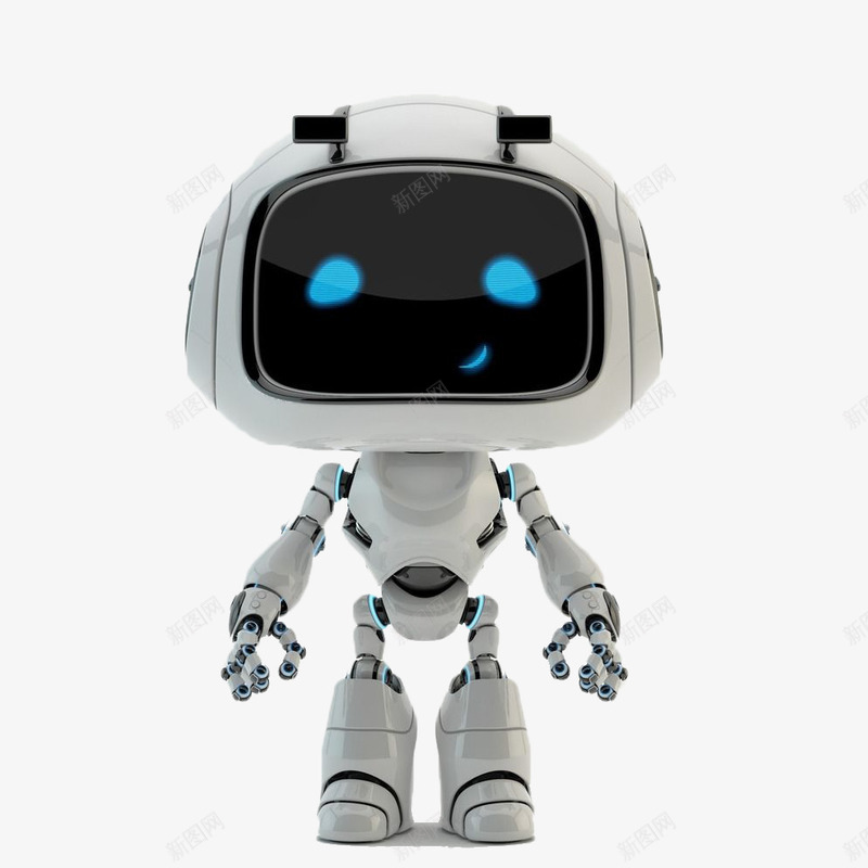 可爱的小机器人png免抠素材_88icon https://88icon.com 亮光 呆萌表情 帅气机器人 教育 智能 机器人 机器人眼睛 机器人管家 机器人行走 眼睛 科技 装饰 迷你机器人