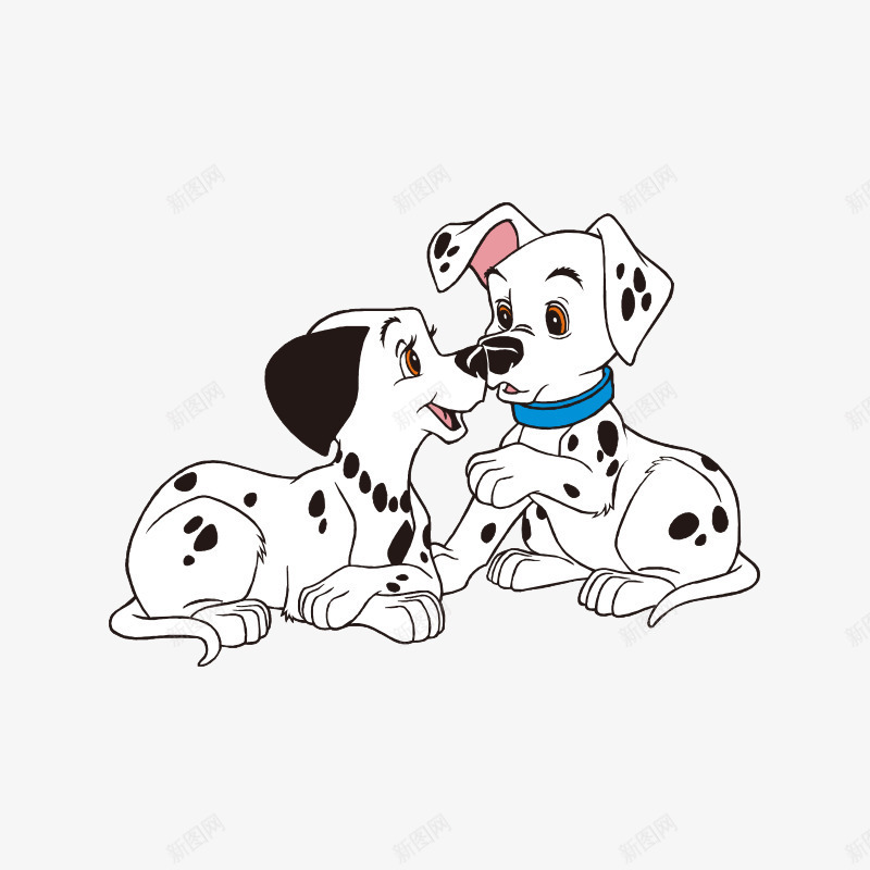 斑点狗宠物png免抠素材_88icon https://88icon.com 亲吻 亲密 动画 卡通 宠物 家禽家畜 斑点狗 爱情 狗 生物世界