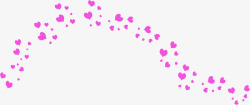 粉色涂鸦爱心教师节素材