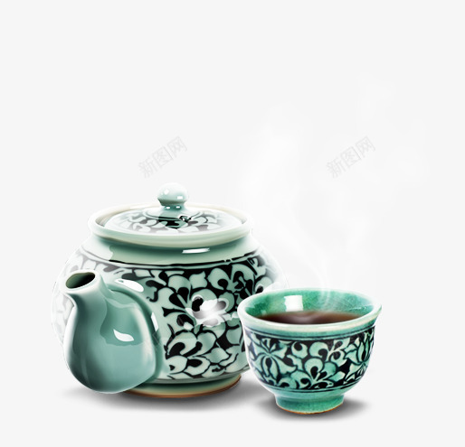 经典青花瓷品味茶具png免抠素材_88icon https://88icon.com 品味 经典 茶具 青花瓷