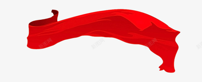 红色的飘带png免抠素材_88icon https://88icon.com 彩带 红布 红色的布 织带 舞动的红布