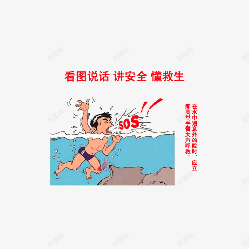 看图说话讲安全懂溺水救生png免抠素材_88icon https://88icon.com 在溺水后该如何自救 看图说话讲安全懂溺水救生 防溺水安全