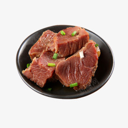 五香酱牛肉美味牛肉块高清图片