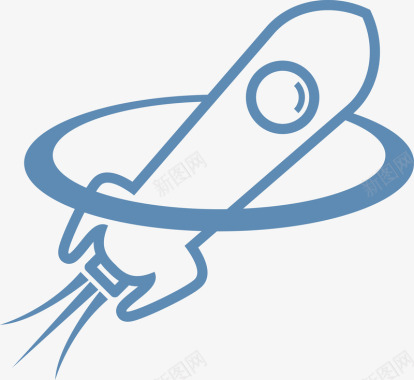 logo设计火箭创意矢量图图标图标