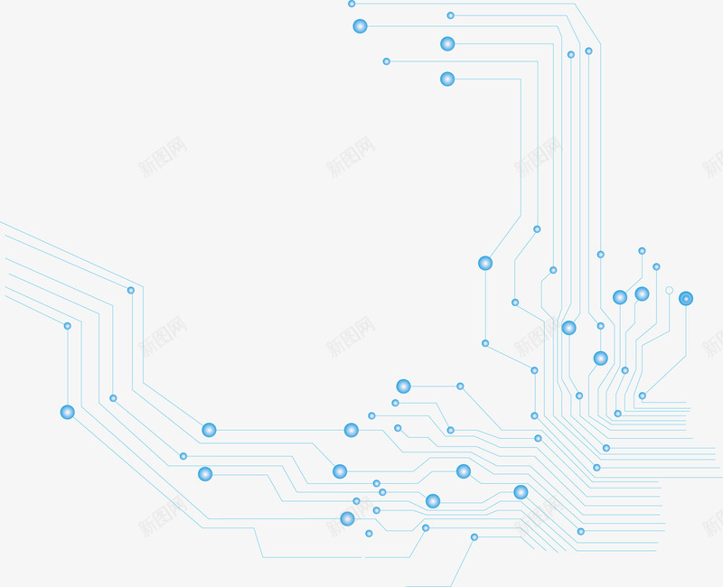 电子线路板png免抠素材_88icon https://88icon.com PCB 光效 制造 印制电路板 印刷线路板 接线图 电子线路板 科技 线路