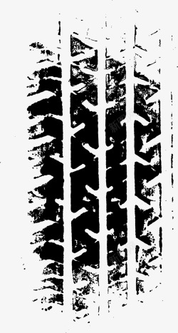 矢量轮胎印汽车轮胎痕迹高清图片