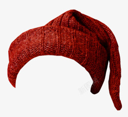 漂浮冬天创意红帽子素材