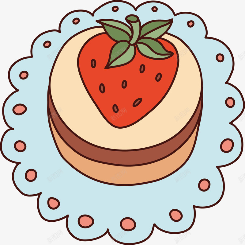 蛋糕矢量图ai免抠素材_88icon https://88icon.com 咖啡 点心 甜点 蛋糕 西式早餐 西餐 西餐蛋糕点心咖啡背景 矢量图