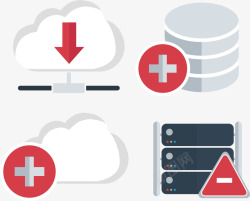 共享平台云设备存储矢量图高清图片