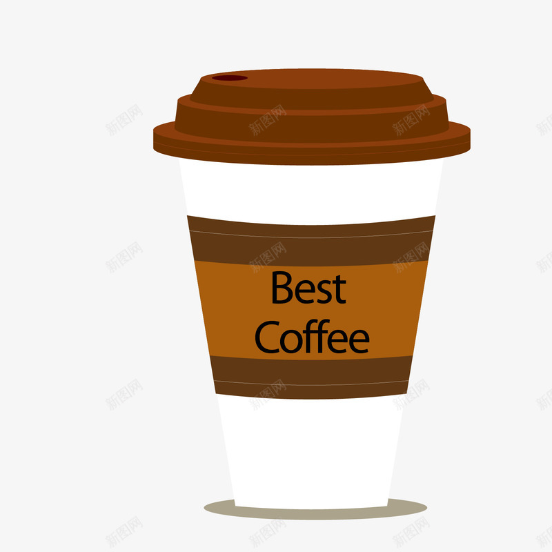 咖啡色卡通最好咖啡咖啡杯矢量图ai免抠素材_88icon https://88icon.com 卡通 卡通咖啡杯 咖啡杯 咖啡色 最好咖啡 白色 英文 矢量图