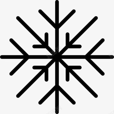 冬天的雪人雪花图标图标