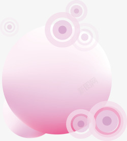 彩色动感圆形素材