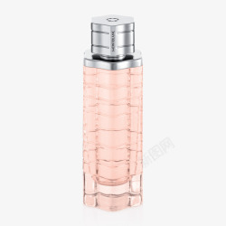 护肤品瓶子一个粉色的香水瓶高清图片